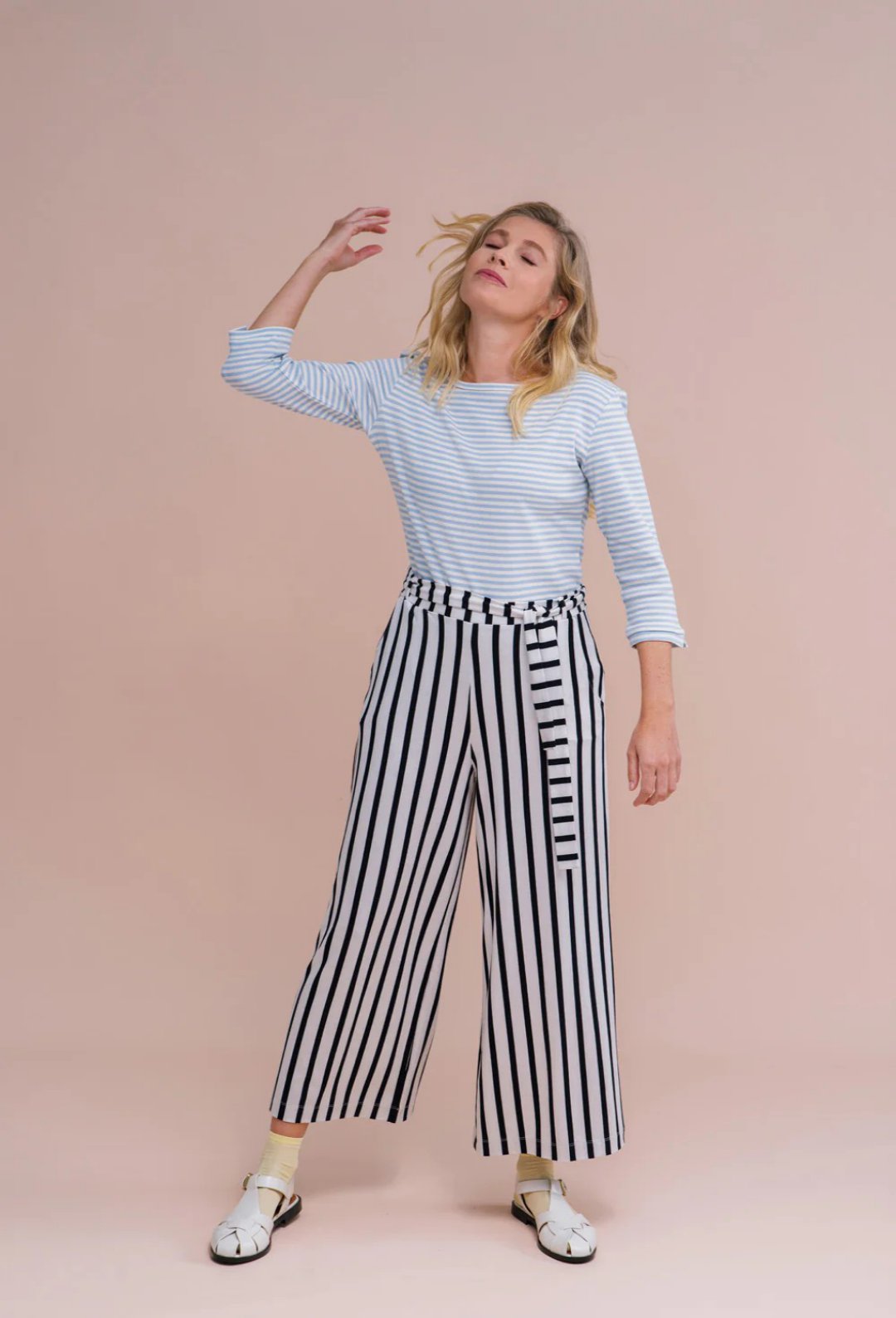 Pantalon souple à jambes larges wide ZILCH