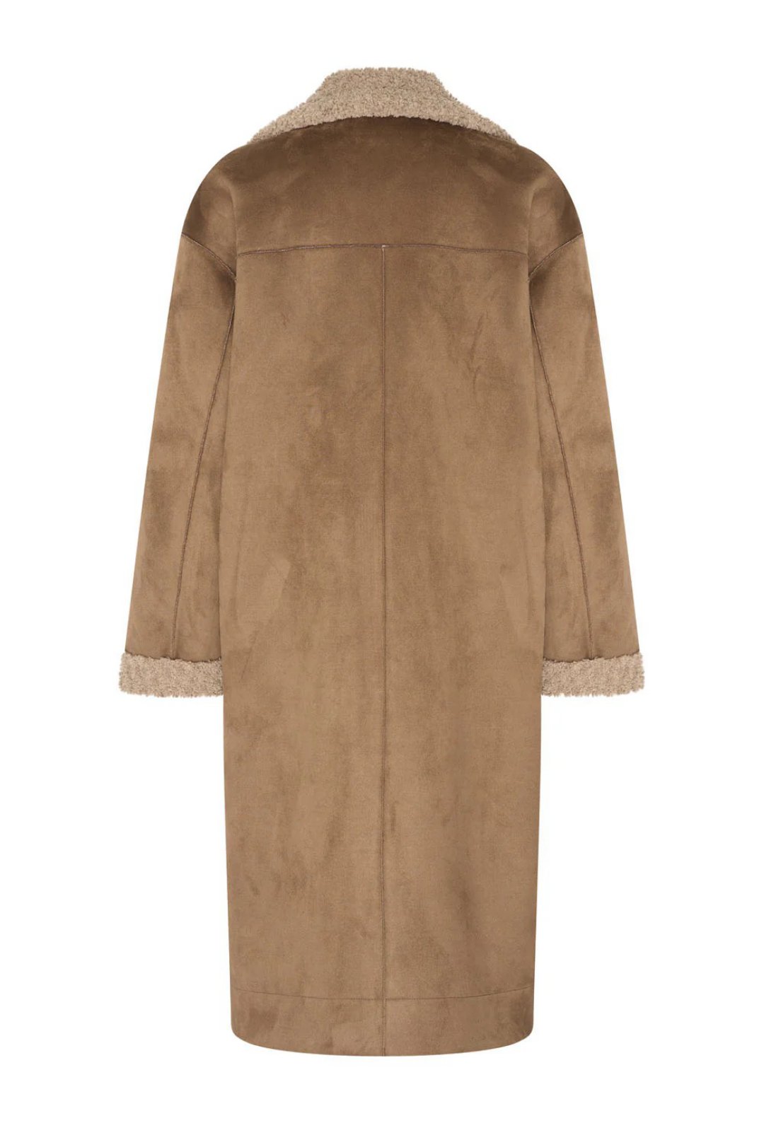 Manteau long réversible en fourrure zilch – Image 3