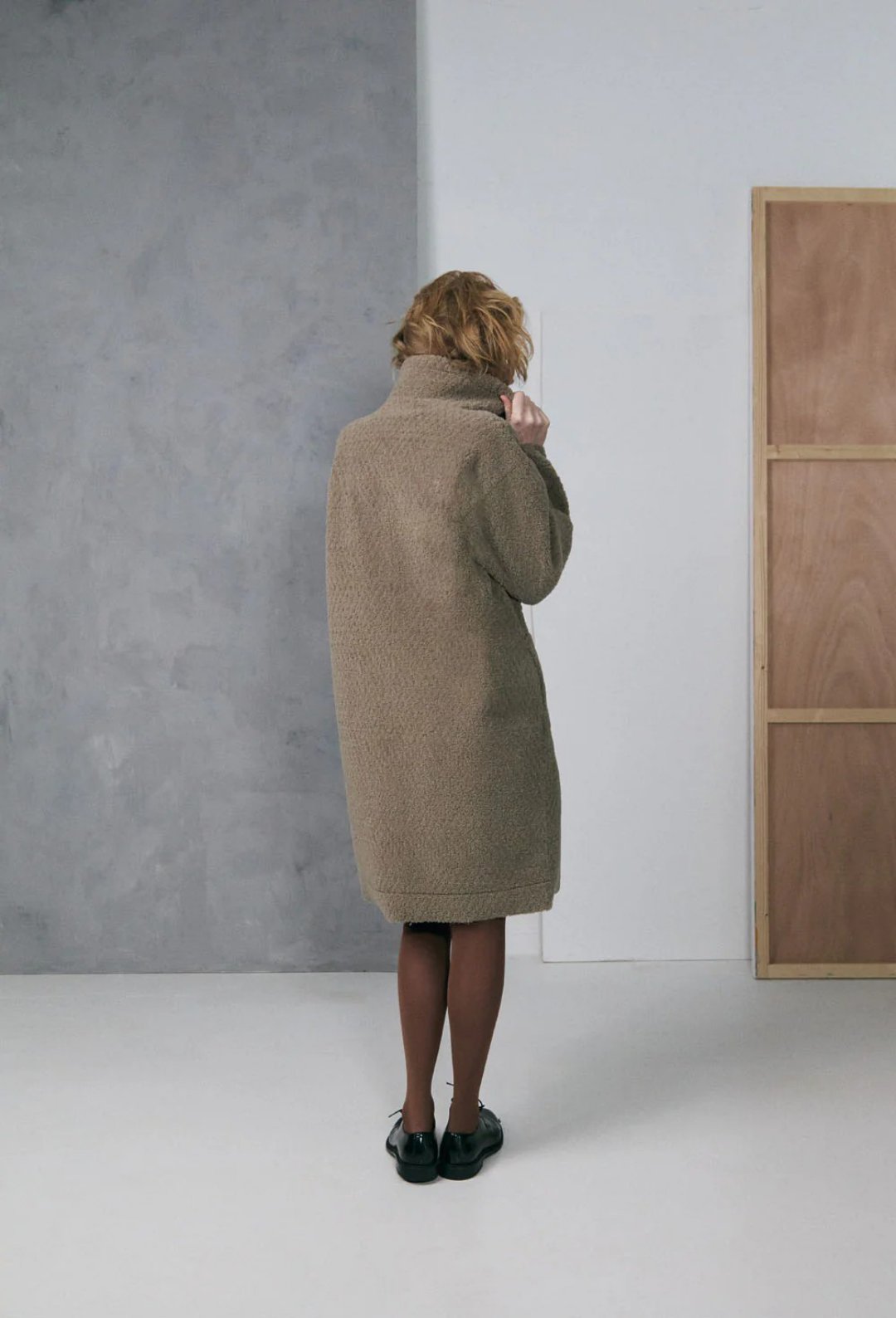 Manteau long réversible en fourrure zilch – Image 4