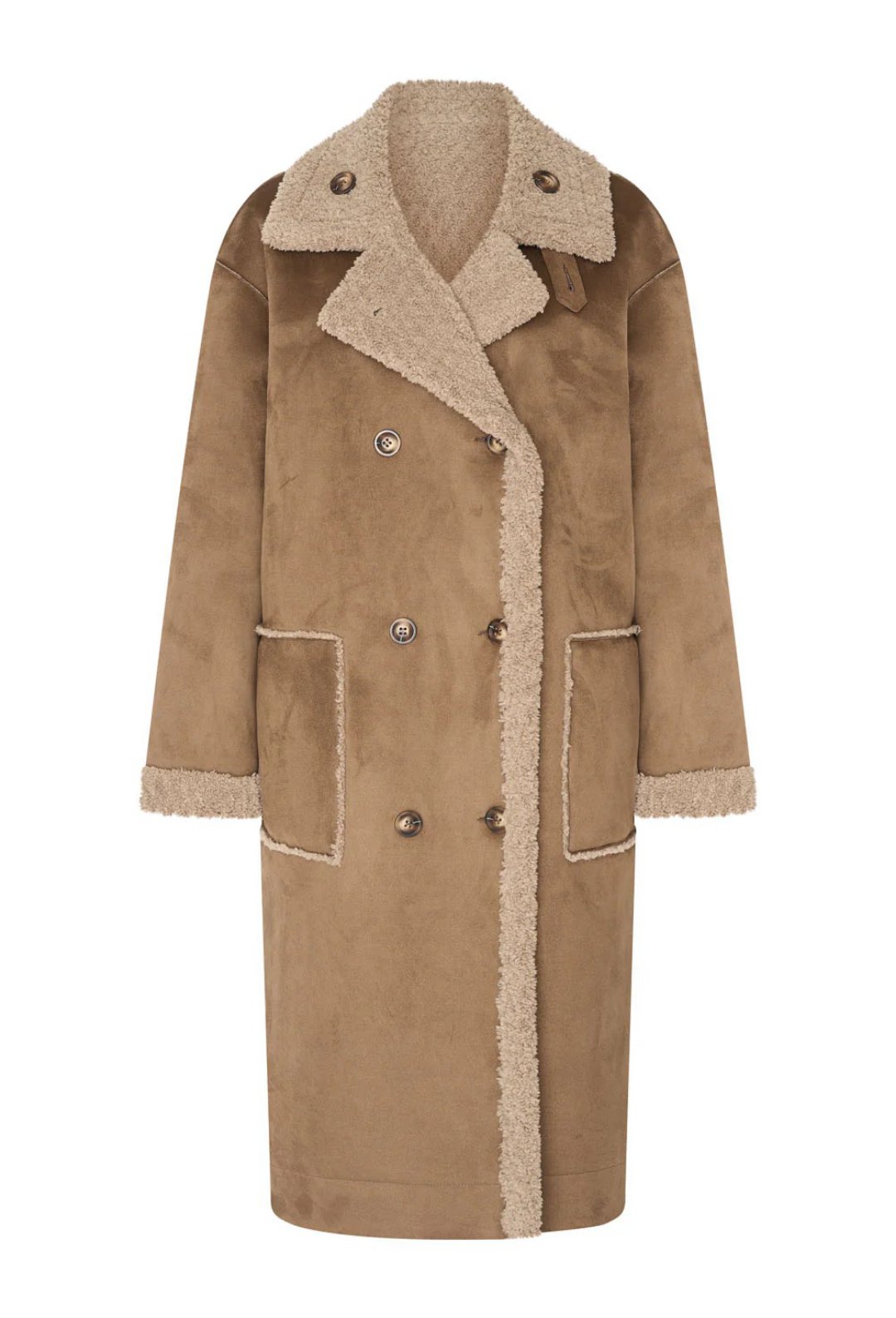 Manteau long réversible en fourrure zilch – Image 5